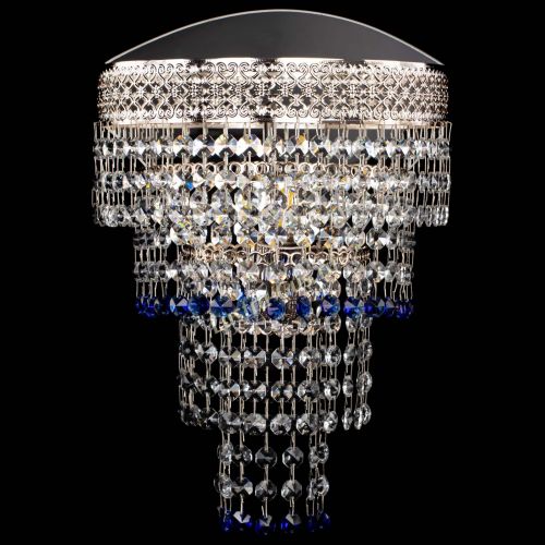 Бра Венеция Капель оптикон синяя в Новокузнецке Гусь Хрустальный