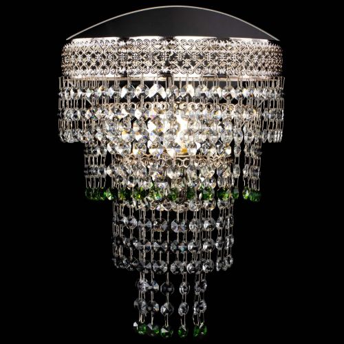 Бра Венеция Капель оптикон зеленая в Новокузнецке Гусь Хрустальный