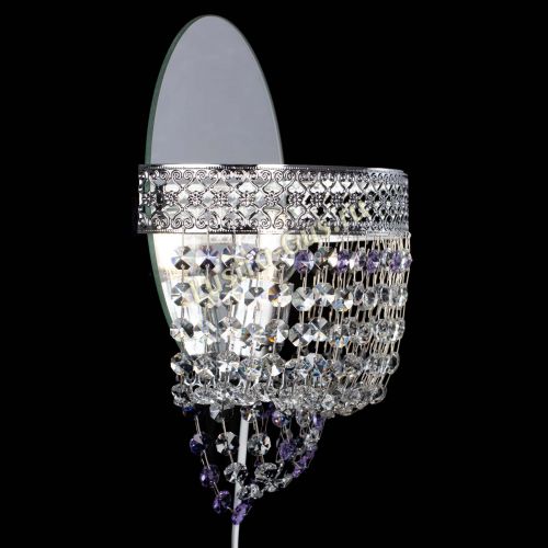 Бра Венеция оптикон фиолетовая в Новокузнецке Гусь Хрустальный