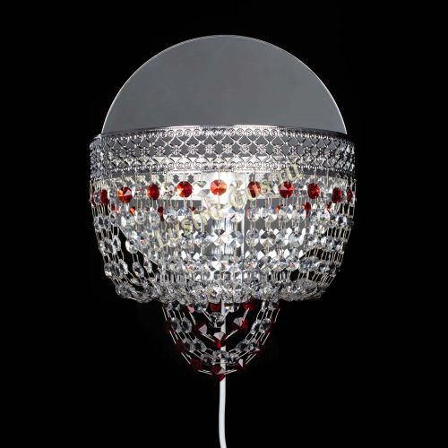 Бра Венеция оптикон красная в Новокузнецке Гусь Хрустальный