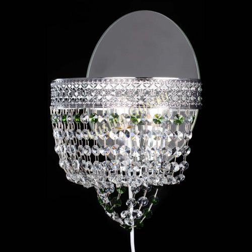 Бра Венеция оптикон зеленая в Новокузнецке Гусь Хрустальный