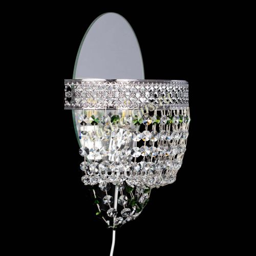 Бра Венеция оптикон зеленая в Новокузнецке Гусь Хрустальный