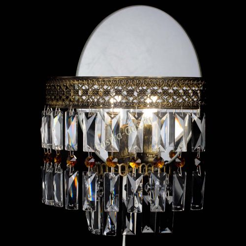 Бра Венеция Пластинка под бронзу Чайная в Новокузнецке Гусь Хрустальный