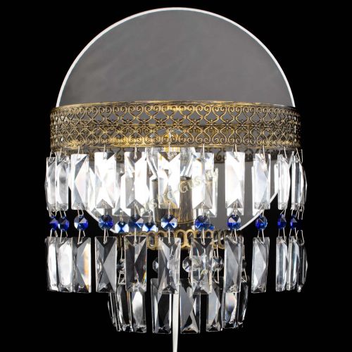 Бра Венеция Пластинка под бронзу Синяя в Новокузнецке Бра Венеция Пластинка под бронзу Синяя в Новокузнецке