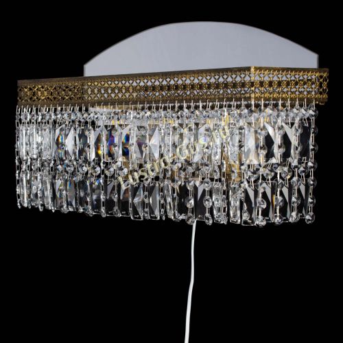 Бра Венеция Прямоугольник №3 под бронзу в Новокузнецке Гусь Хрустальный