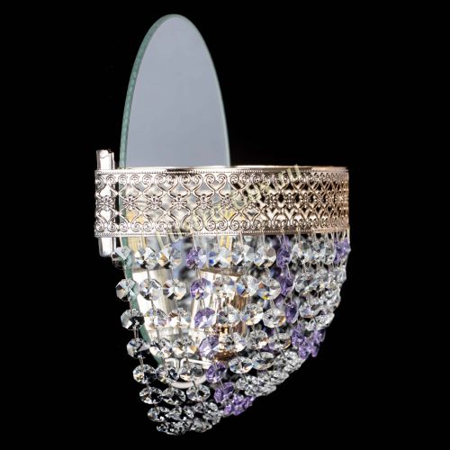 Бра Венеция Сетка фиолетовая в Новокузнецке Гусь Хрустальный