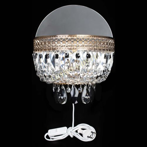 Бра Венеция черная в Новокузнецке Гусь Хрустальный