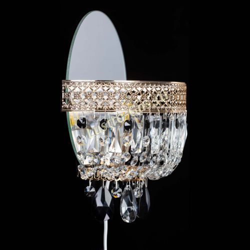 Бра Венеция черная в Новокузнецке Гусь Хрустальный