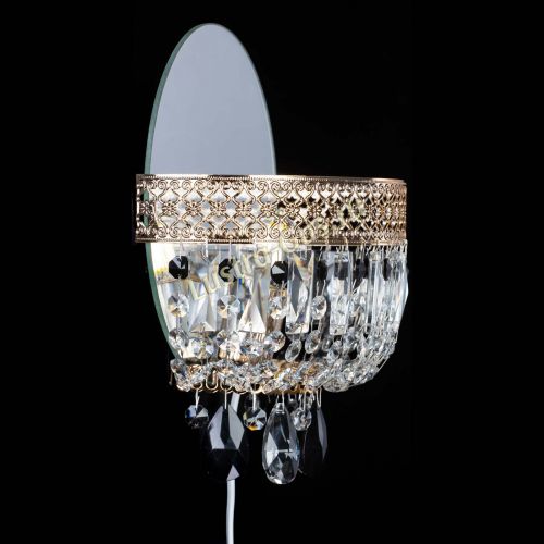 Бра Венеция черная в Новокузнецке Гусь Хрустальный