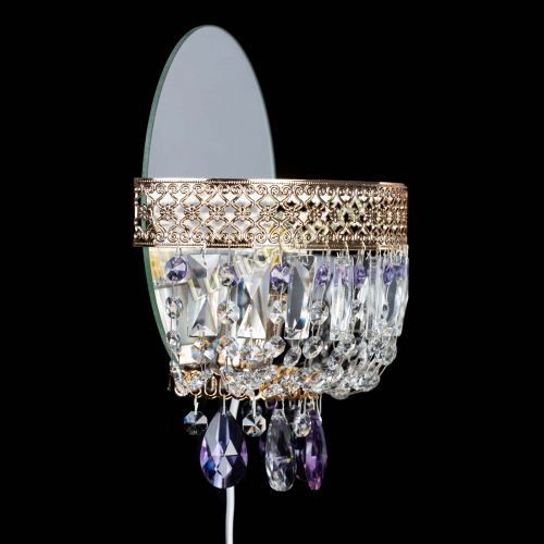 Бра Венеция фиолетовая в Новокузнецке Гусь Хрустальный