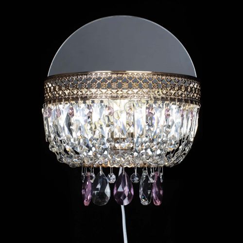 Бра Венеция розовая в Новокузнецке Гусь Хрустальный