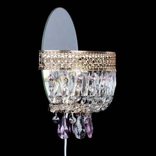 Бра Венеция розовая в Новокузнецке Гусь Хрустальный