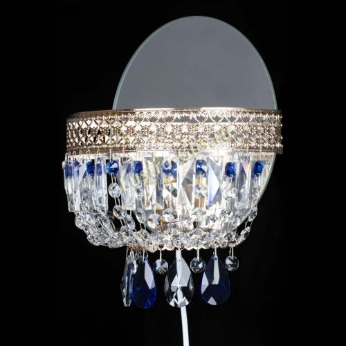 Бра Венеция синяя в Новокузнецке Гусь Хрустальный