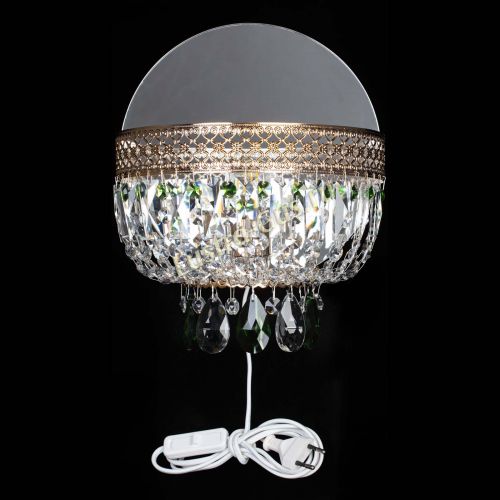 Бра Венеция зеленая в Новокузнецке Гусь Хрустальный