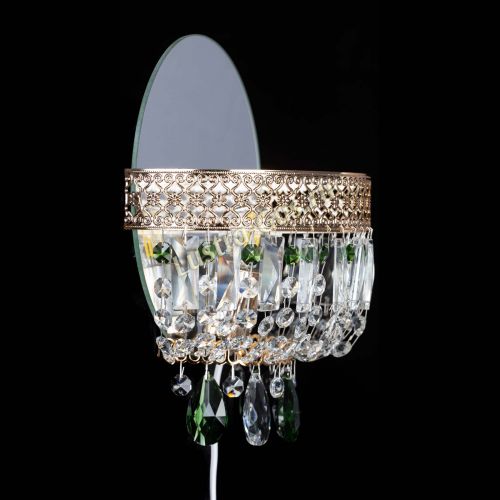 Бра Венеция зеленая в Новокузнецке Гусь Хрустальный