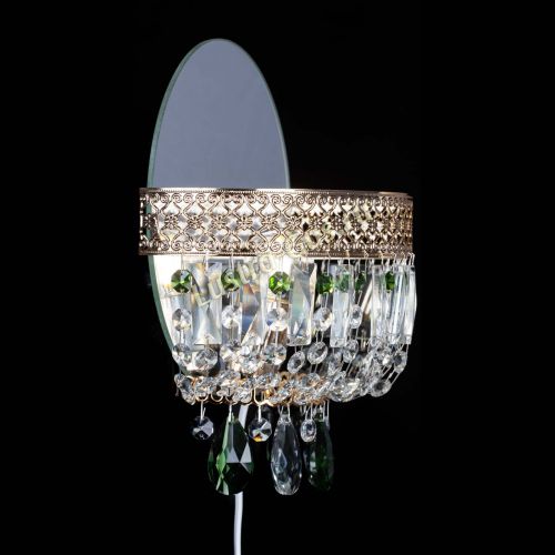 Бра Венеция зеленая в Новокузнецке Гусь Хрустальный