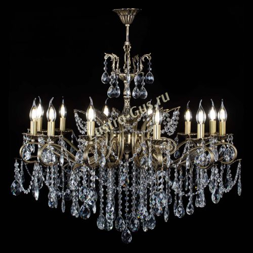 Люстра бронзовая Афина №1 баден в Новокузнецке Гусь Хрустальный