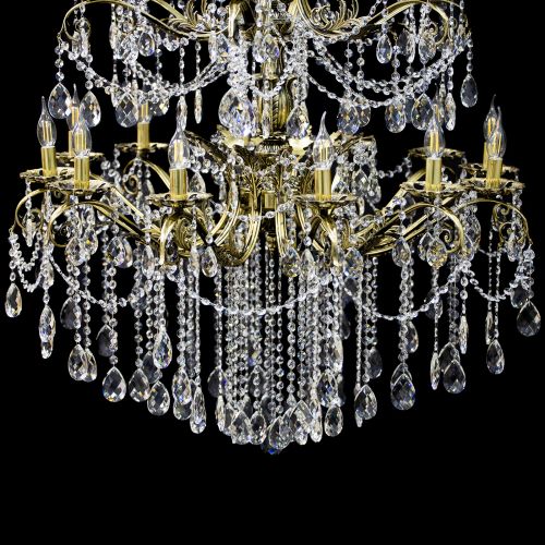 Люстра бронзовая Афина №21 в Новокузнецке Гусь Хрустальный