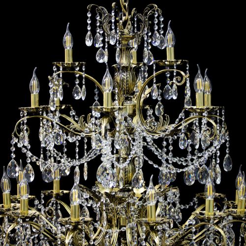 Люстра бронзовая Афина №21 в Новокузнецке Гусь Хрустальный