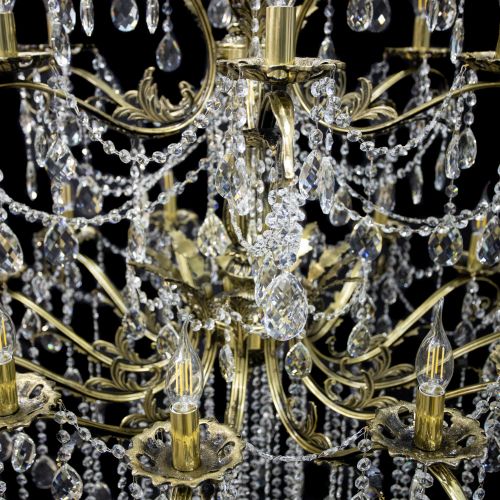 Люстра бронзовая Афина №21 в Новокузнецке Гусь Хрустальный