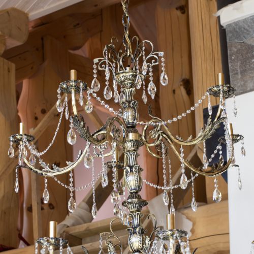 Люстра бронзовая Афина №35 в Новокузнецке Гусь Хрустальный