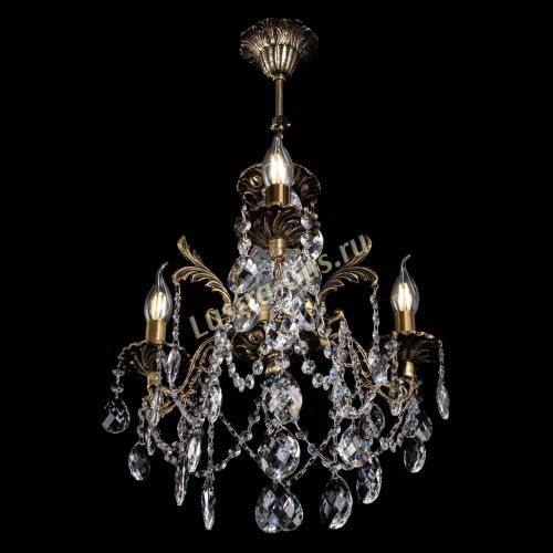 Люстра бронзовая Алфея №3/1 Баден в Новокузнецке Гусь Хрустальный