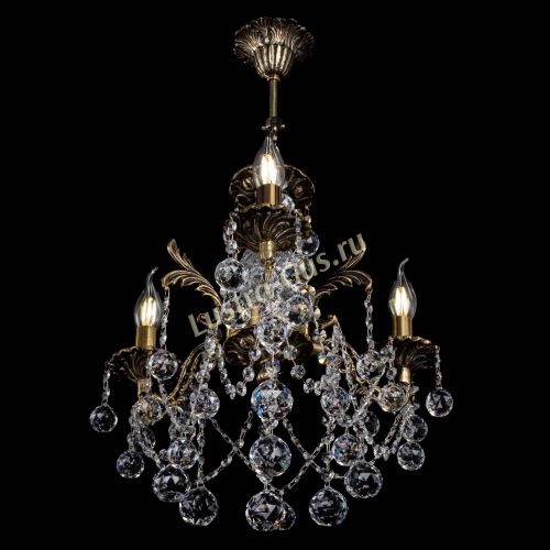 Люстра бронзовая Алфея №3/1 Шар в Новокузнецке Гусь Хрустальный