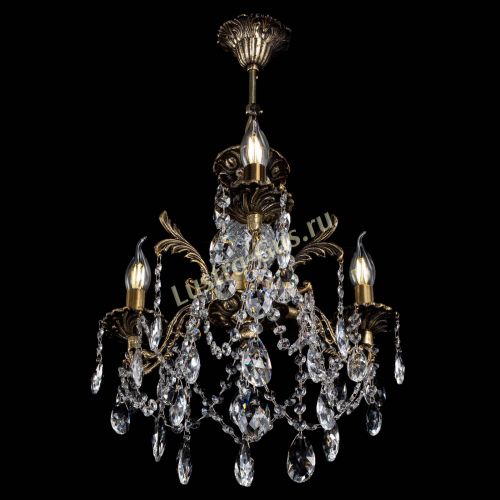 Люстра бронзовая Алфея №3/1 Журавлик в Новокузнецке Гусь Хрустальный