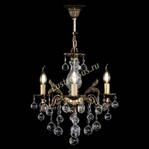 Люстра бронзовая Алфея №3/2 Шар в Новокузнецке Гусь Хрустальный