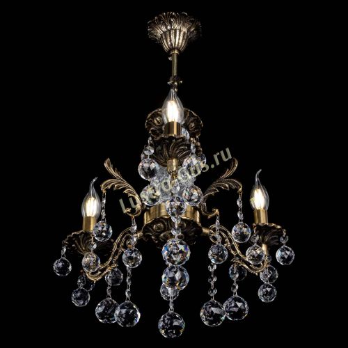 Люстра бронзовая Алфея №3/2 Шар в Новокузнецке Гусь Хрустальный