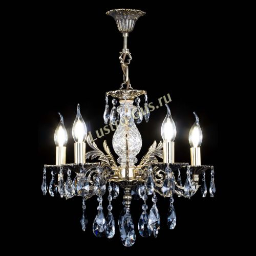 Люстра бронзовая Алфея №5/1 Лучик в Новокузнецке Гусь Хрустальный