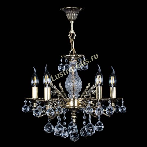 Люстра бронзовая Алфея №5/1 Шар в Новокузнецке Гусь Хрустальный