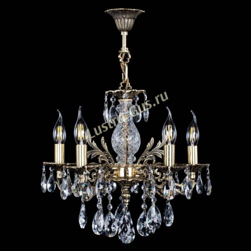 Люстра бронзовая Алфея №5/1 Журавлик в Новокузнецке Гусь Хрустальный