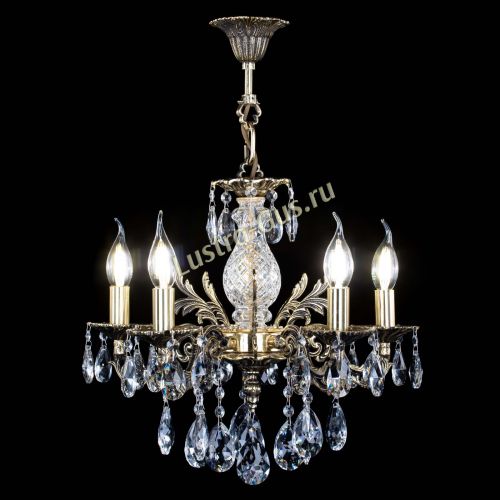 Люстра бронзовая Алфея №5/1 Журавлик в Новокузнецке Гусь Хрустальный