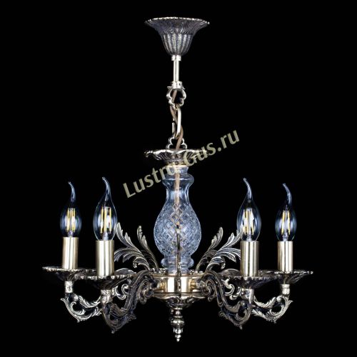 Люстра бронзовая Алфея №5/1 Лучик в Новокузнецке Гусь Хрустальный