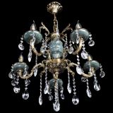 Люстра бронзовая Алфея №5 "Малахит" баден в Новокузнецке Люстра бронзовая Алфея №5 "Малахит" баден в Новокузнецке