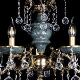 Люстра бронзовая Алфея №5 "Малахит" шар в Новокузнецке Люстра бронзовая Алфея №5 "Малахит" шар в Новокузнецке