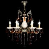 Люстра бронзовая Алфея №6 с камнем шар чайная в Новокузнецке Люстра бронзовая Алфея №6 с камнем шар чайная в Новокузнецке