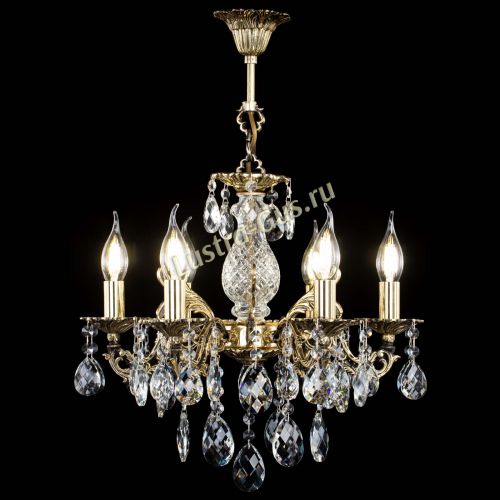 Люстра бронзовая Алфея №6/1 Баден в Новокузнецке Гусь Хрустальный