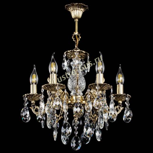 Люстра бронзовая Алфея №6/1 Баден в Новокузнецке Гусь Хрустальный