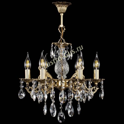 Люстра бронзовая Алфея №6/1 Журавлик в Новокузнецке Гусь Хрустальный