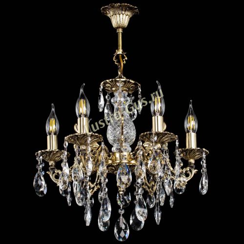 Люстра бронзовая Алфея №6/1 Журавлик в Новокузнецке Гусь Хрустальный