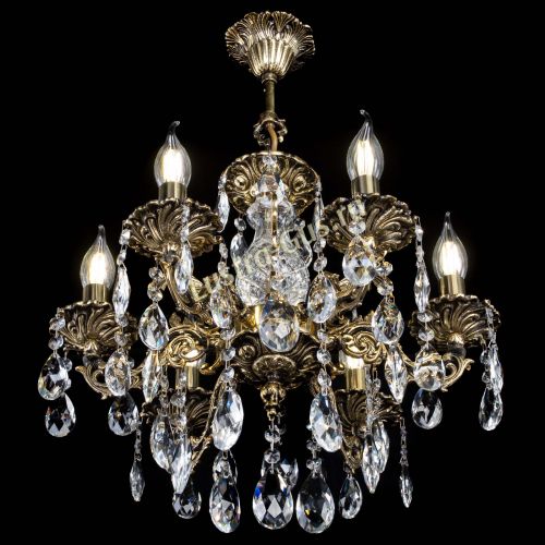 Люстра бронзовая Алфея №6/1 Журавлик в Новокузнецке Гусь Хрустальный