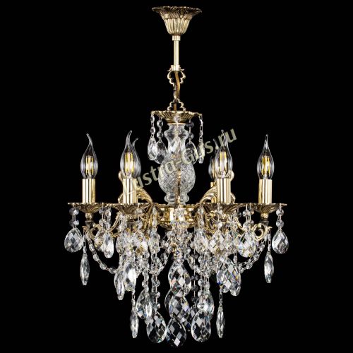 Люстра бронзовая Алфея №6/3 Баден в Новокузнецке Гусь Хрустальный