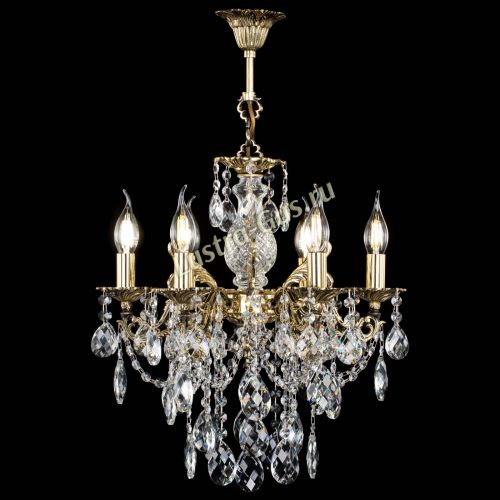 Люстра бронзовая Алфея №6/3 Баден в Новокузнецке Гусь Хрустальный