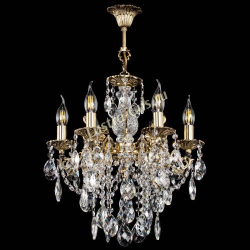 Люстра бронзовая Алфея №6/3 Баден в Новокузнецке Гусь Хрустальный