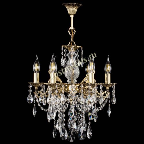 Люстра бронзовая Алфея №6/3 Лучик в Новокузнецке Гусь Хрустальный