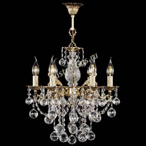 Люстра бронзовая Алфея №6/3 Шар в Новокузнецке Гусь Хрустальный