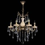 Люстра бронзовая Алфея №6 с камнем шар в Новокузнецке