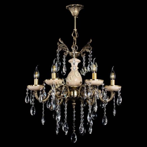 Люстра Алфея №6 с камнем журавлик в Новокузнецке Гусь Хрустальный